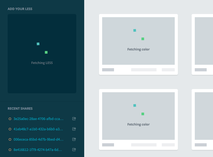 Non-blocking UIs with interface previews